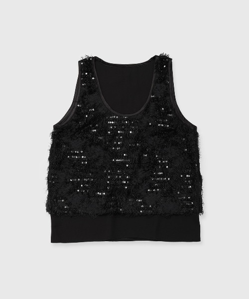JOSE MOON(ジョゼムーン)の「LAYERED JACQUARD BLOUSE/レイヤードジャガードブラウス(シャツ/ブラウス・レディース・ホワイト/ブラック・FREE)」の18枚目の写真