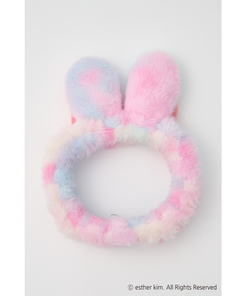 SLY（スライ）の「Esther Bunny x SLY HEADBAND エスターバニー スライ ヘアーバンド キャラクター（ヘアバンド・レディース・ピンク・FREE）」の2枚目の写真