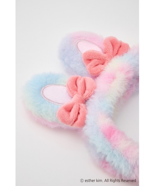 SLY（スライ）の「Esther Bunny x SLY HEADBAND エスターバニー スライ ヘアーバンド キャラクター（ヘアバンド・レディース・ピンク・FREE）」の5枚目の写真