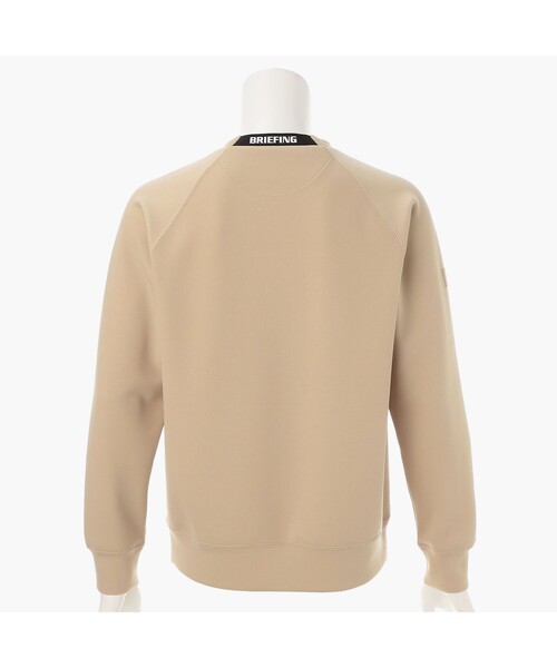 BRIEFING（ブリーフィング）の「【BRIEFING GOLF／ブリーフィングゴルフ】MEN'S MINI 3D LOGO CREWNECK（スウェット・メンズ・ベージュ・XL/L）」の3枚目の写真