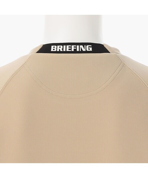 BRIEFING（ブリーフィング）の「【BRIEFING GOLF／ブリーフィングゴルフ】MEN'S MINI 3D LOGO CREWNECK（スウェット・メンズ・ベージュ・XL/L）」の4枚目の写真