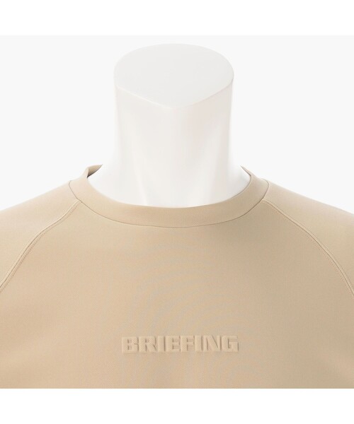 BRIEFING（ブリーフィング）の「【BRIEFING GOLF／ブリーフィングゴルフ】MEN'S MINI 3D LOGO CREWNECK（スウェット・メンズ・ベージュ・XL/L）」の5枚目の写真