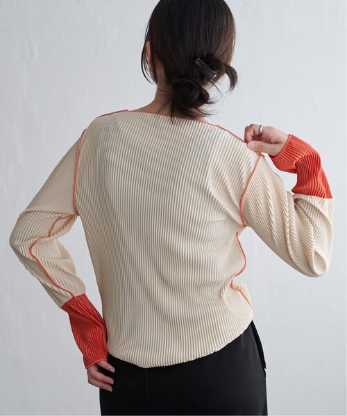 プリーツデザイン 半袖トップス 000000015793-01-m.jpg?t=