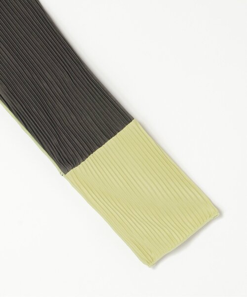 VENCEEXCHANGE(ヴァンスエクスチェンジ)の「プリーツ加工配色袖トップス(Tシャツ/カットソー・レディース・ブラウン/グレー/アイボリー/チャコール・FREE)」の13枚目の写真