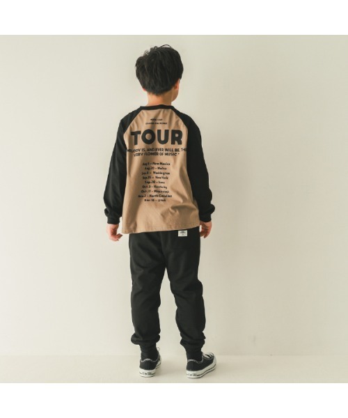 jeans-b（ジーンズベー）の「ジーンズベー NUMBER STUDIO　ロングTシャツ（Tシャツ/カットソー・キッズ・サンドベージュ/ベージュ/オフホワイト・140cm/150cm/160cm/130cm）」の15枚目の写真