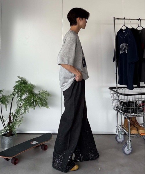 sedacle（セダクル）の「ラインストーンデニム（デニムパンツ・レディース・ライトインディゴブルー/ブラック・MEDIUM/SMALL/LARGE）」の13枚目の写真