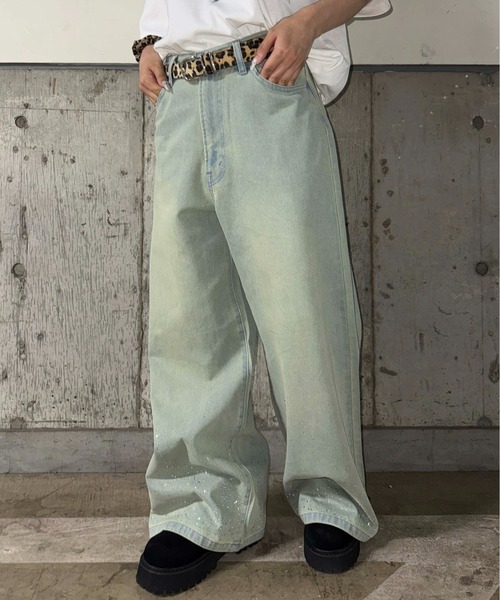 sedacle（セダクル）の「ラインストーンデニム（デニムパンツ・レディース・ライトインディゴブルー/ブラック・MEDIUM/SMALL/LARGE）」の20枚目の写真