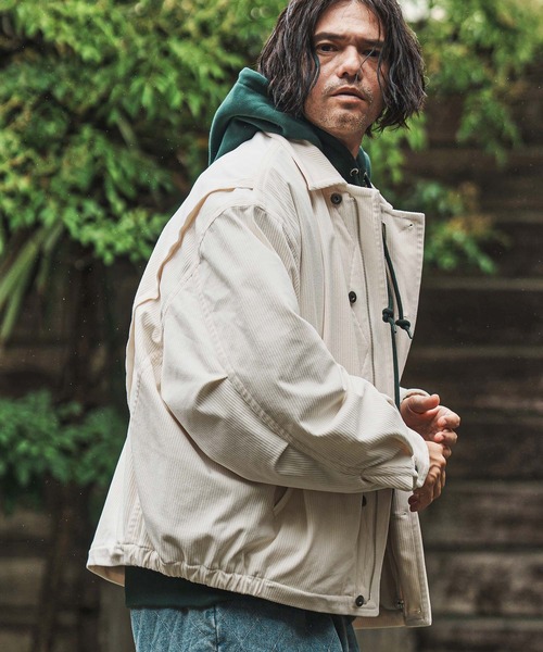 CAMBIO（カンビオ）の「mj11003- 裏エコファールーズシルエットコーデュロイブルゾン(CMB-R0175)（ブルゾン・メンズ・ブラック/オフホワイト/キャメル・S/M/L）」の6枚目の写真