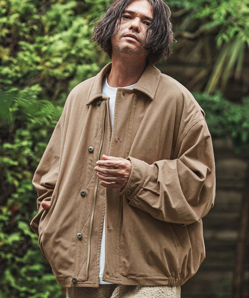 CAMBIO（カンビオ）の「mj11003- 裏エコファールーズシルエットコーデュロイブルゾン(CMB-R0175)（ブルゾン・メンズ・ブラック/オフホワイト/キャメル・S/M/L）」の11枚目の写真