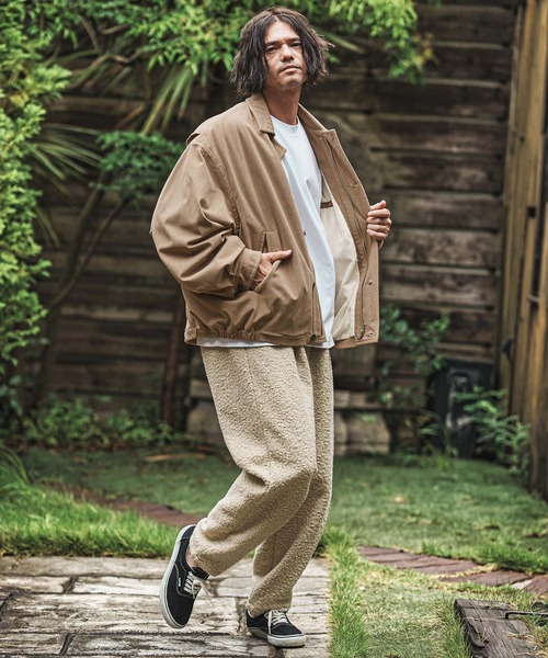 mj11003- 裏エコファールーズシルエットコーデュロイブルゾン(CMB