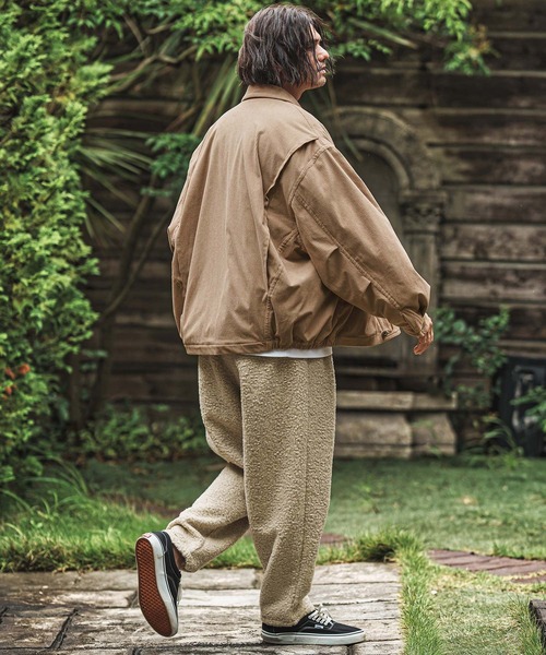 CAMBIO（カンビオ）の「mj11003- 裏エコファールーズシルエットコーデュロイブルゾン(CMB-R0175)（ブルゾン・メンズ・ブラック/オフホワイト/キャメル・S/M/L）」の15枚目の写真