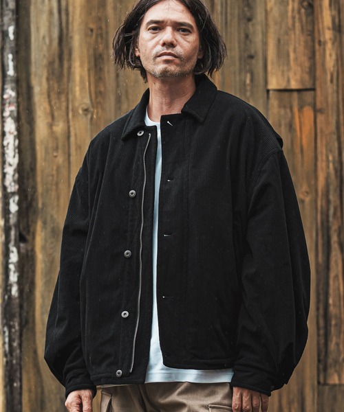 CAMBIO（カンビオ）の「mj11003- 裏エコファールーズシルエットコーデュロイブルゾン(CMB-R0175)（ブルゾン・メンズ・ブラック/オフホワイト/キャメル・S/M/L）」の16枚目の写真