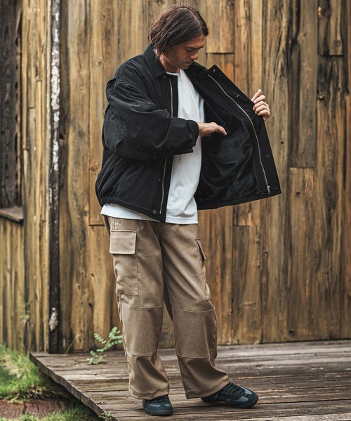 CAMBIO（カンビオ）の「mj11003- 裏エコファールーズシルエットコーデュロイブルゾン(CMB-R0175)（ブルゾン・メンズ・ブラック/オフホワイト/キャメル・S/M/L）」の21枚目の写真