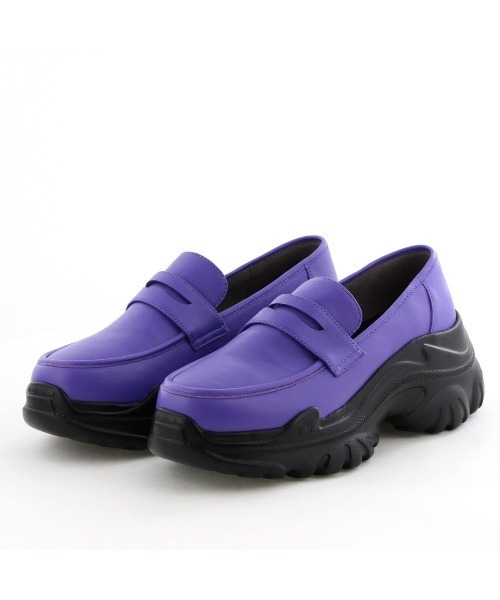 NICAL（ニカル）の「【NICAL】【本革】ボリュームソールローファー/554310（ローファー・レディース・パープル/ガンメタ/ブラック・23.5cm/22.5cm/22.0cm/25.0cm/24.0cm/23.0cm/25.5cm/24.5cm）」の7枚目の写真