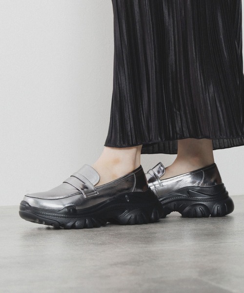 NICAL（ニカル）の「【NICAL】【本革】ボリュームソールローファー/554310（ローファー・レディース・パープル/ガンメタ/ブラック・23.5cm/22.5cm/22.0cm/25.0cm/24.0cm/23.0cm/25.5cm/24.5cm）」の18枚目の写真