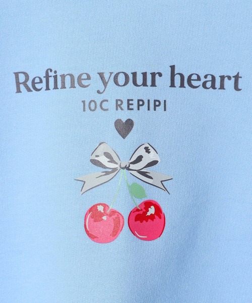10C REPIPI（ジューシーレピピ）の「【10C REPIPI】Cherryカタアキトップス（Tシャツ/カットソー・キッズ・ブラック/サックスブルー/グレー・130cm/110cm/120cm）」の18枚目の写真