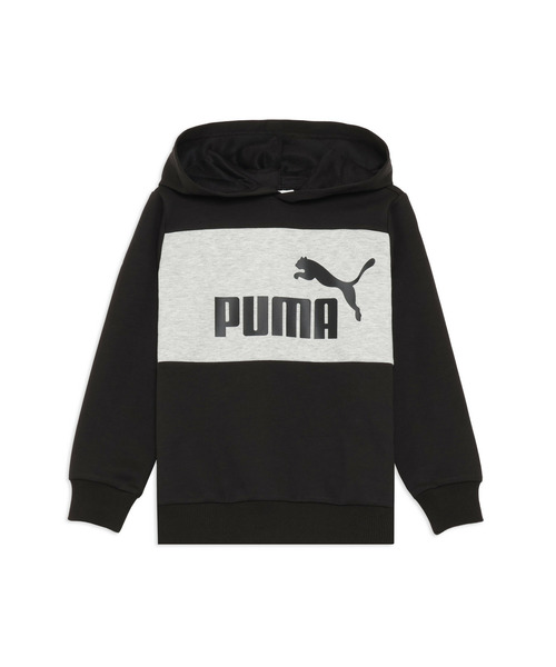 PUMA(プーマ)の「PUMA プーマ ボーイズ ESS MX フーディ 120-160cm(パーカー・キッズ・グリーン系その他/ブラック/ブルー系その他4・150/160/120/130/140)」の1枚目の写真