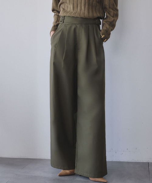 ELFRANK（エルフランク）の「ワイドグルカパンツ（その他パンツ・レディース・カーキ/モカ/ブラック・S/M）」の3枚目の写真