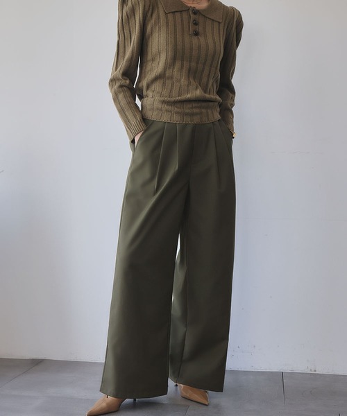 ELFRANK（エルフランク）の「ワイドグルカパンツ（その他パンツ・レディース・カーキ/モカ/ブラック・S/M）」の16枚目の写真