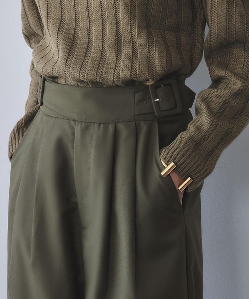 ELFRANK（エルフランク）の「ワイドグルカパンツ（その他パンツ・レディース・カーキ/モカ/ブラック・S/M）」の18枚目の写真