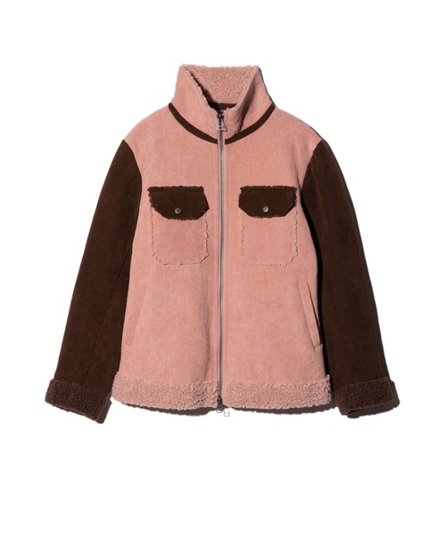 glamb(グラム)の「High Neck Corduroy Ranch Jacket / ハイネックコーデュロイランチジャケット(その他アウター・メンズ・ピンク/ブルー/ブラック・S/M/L)」の6枚目の写真