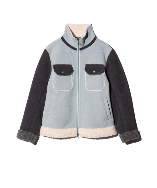 glamb(グラム)の「High Neck Corduroy Ranch Jacket / ハイネックコーデュロイランチジャケット(その他アウター・メンズ・ピンク/ブルー/ブラック・S/M/L)」の5枚目の写真