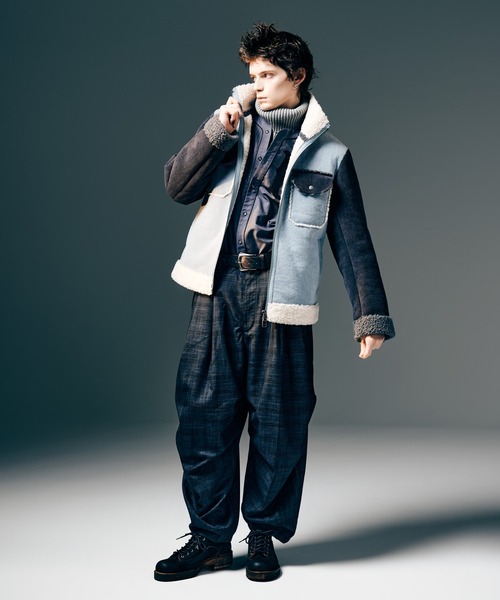 glamb(グラム)の「High Neck Corduroy Ranch Jacket / ハイネックコーデュロイランチジャケット(その他アウター・メンズ・ピンク/ブルー/ブラック・S/M/L)」の15枚目の写真