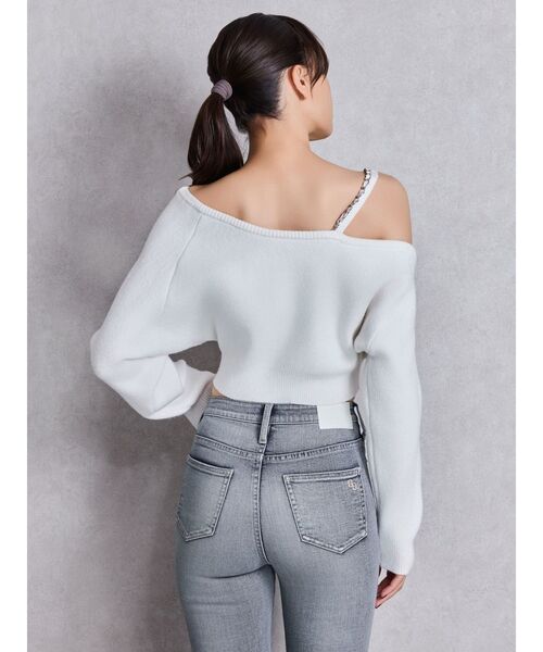GYDA（ジェイダ）の「Symmetry GYDAワンショルチェーンニット