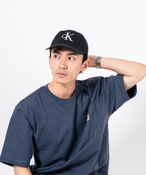 Calvin Klein(カルバン・クライン)の「【CALVIN KLEIN】キャップ 帽子 ベースボールキャップ ユニセックス(キャップ・レディース・アイボリー/ブラック・FREE)」の11枚目の写真