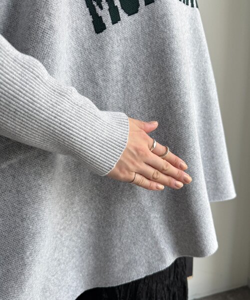 DouDou ポンチョニット　グレー 新色追加】【WEB限定】ポンチョニット | DOUDOU(ドゥドゥ)レディース