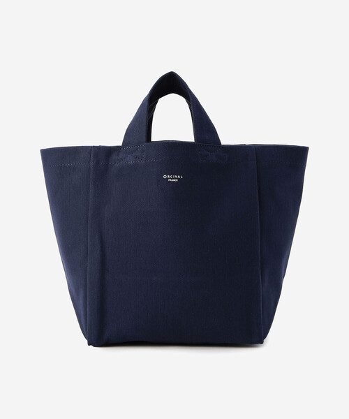 ORCIVAL（オーシバル）の「ORCIVAL | PVCコットントートバッグ・小（トートバッグ・レディース・ブラック/オフホワイト/ライトグレー/ネイビー/マスタード・-）」の4枚目の写真