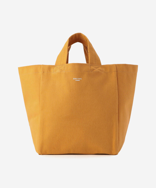ORCIVAL（オーシバル）の「ORCIVAL | PVCコットントートバッグ・小（トートバッグ・レディース・ブラック/オフホワイト/ライトグレー/ネイビー/マスタード・-）」の5枚目の写真