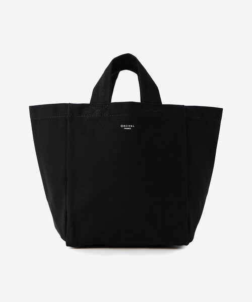 ORCIVAL（オーシバル）の「ORCIVAL | PVCコットントートバッグ・小（トートバッグ・レディース・ブラック/オフホワイト/ライトグレー/ネイビー/マスタード・-）」の3枚目の写真
