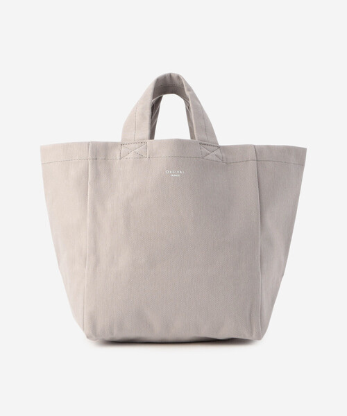 ORCIVAL（オーシバル）の「ORCIVAL | PVCコットントートバッグ・小（トートバッグ・レディース・ブラック/オフホワイト/ライトグレー/ネイビー/マスタード・-）」の14枚目の写真