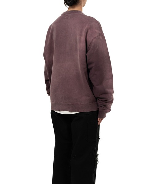 KAMIYA logo' Distressed Zip Sweat Jacket（パーカー）｜KAMIYA