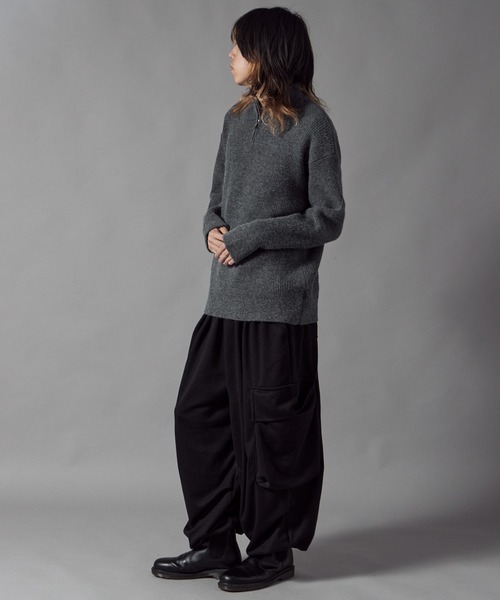 ROOPTOKYO(ループトウキョウ)の「Half-Zip Knit Pullover / ハーフジップ プルオーバー ニット 冬服(ニット/セーター・メンズ・ホワイト/ブラック/グレー・M/L)」の10枚目の写真
