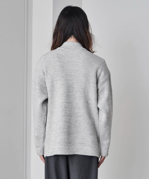 ROOPTOKYO(ループトウキョウ)の「Half-Zip Knit Pullover / ハーフジップ プルオーバー ニット 冬服(ニット/セーター・メンズ・ホワイト/ブラック/グレー・M/L)」の13枚目の写真
