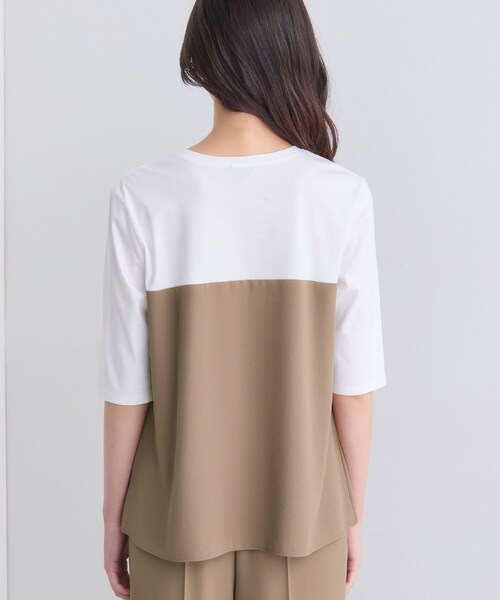 INDIVI（インディヴィ）の「【セットアップ可能】ビスチェレイヤード風トップス（Tシャツ/カットソー・レディース・グレー系その他5/ブラック/ブラウン系5・19/13/15 /34/05/38）」の16枚目の写真