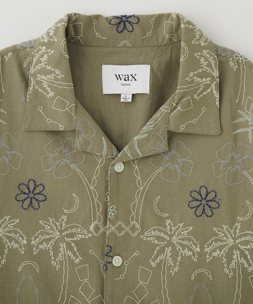 styles(スタイルス)の「WAX LONDON DIDCOT SS SHIRT HAWAIIAN SS25-SSS-DID-BOJ-KHA(シャツ/ブラウス・メンズ・カーキ・L/M)」の8枚目の写真