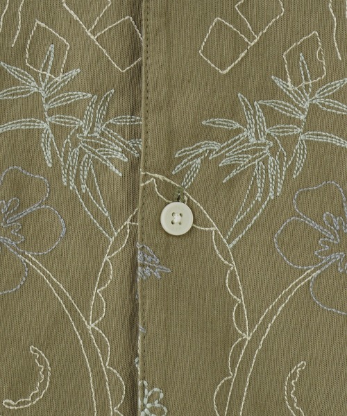 styles(スタイルス)の「WAX LONDON DIDCOT SS SHIRT HAWAIIAN SS25-SSS-DID-BOJ-KHA(シャツ/ブラウス・メンズ・カーキ・L/M)」の7枚目の写真