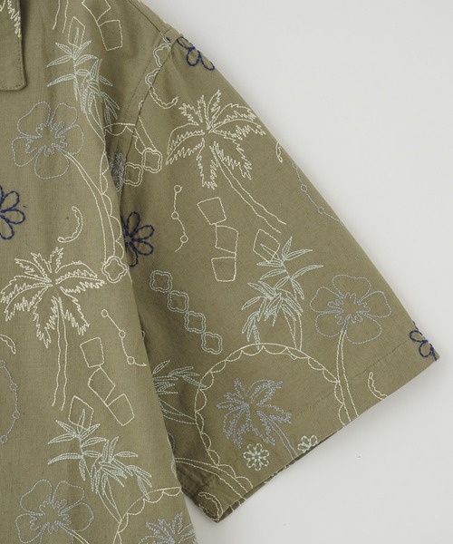 styles(スタイルス)の「WAX LONDON DIDCOT SS SHIRT HAWAIIAN SS25-SSS-DID-BOJ-KHA(シャツ/ブラウス・メンズ・カーキ・L/M)」の6枚目の写真