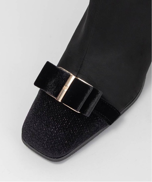 セール】ストレッチリボンパーツショートブーツ（ブーツ）｜RANDA
