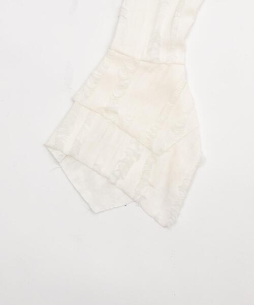 dispark(ディスパーク)の「DISPARK/ダメージフリルヘムLSカーデ(カーディガン/ボレロ・レディース・ブラック/オフホワイト・FREE)」の11枚目の写真