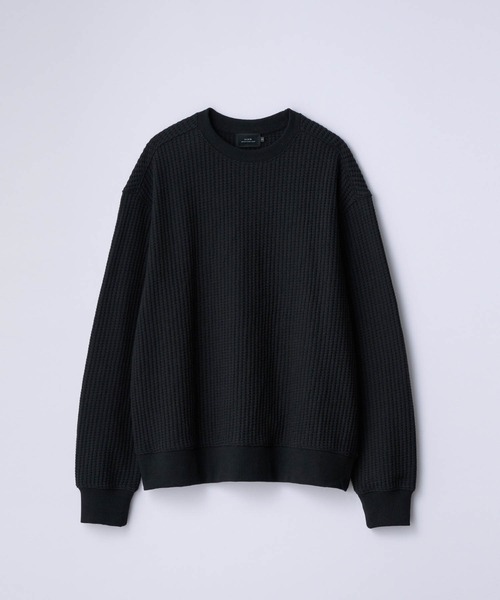SLICK/スリック】Big Waffle Pullover/ビッグワッフルプルオーバー