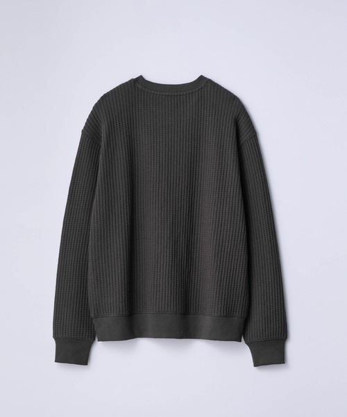 SLICK/スリック】Big Waffle Pullover/ビッグワッフルプルオーバー