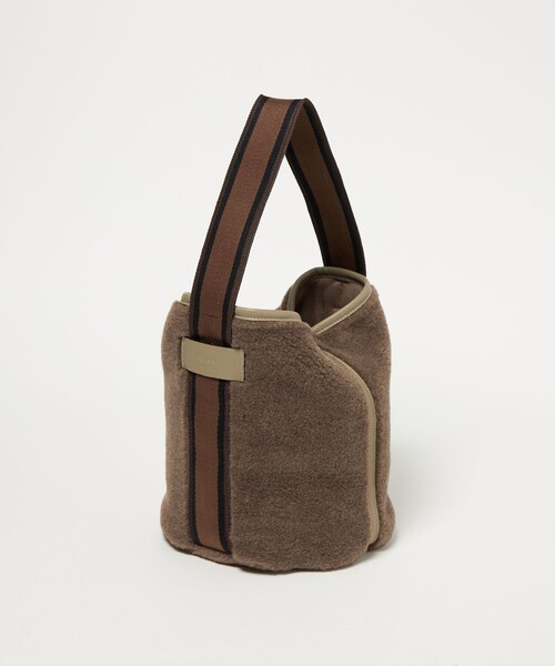 folna(フォルナ)の「【別注】<Folna>フェイクムートン ワンショルダーバッグ(ショルダーバッグ・レディース・グレー/モカ・FREE)」の9枚目の写真