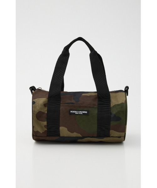 RODEO CROWNS WIDE BOWL（ロデオクラウンズワイドボウル）の「ロールボストンスショルダーバッグ（ショルダーバッグ・レディース・ブラック/ベージュ/ブラウン系その他/カモフラージュ・FREE）」の4枚目の写真