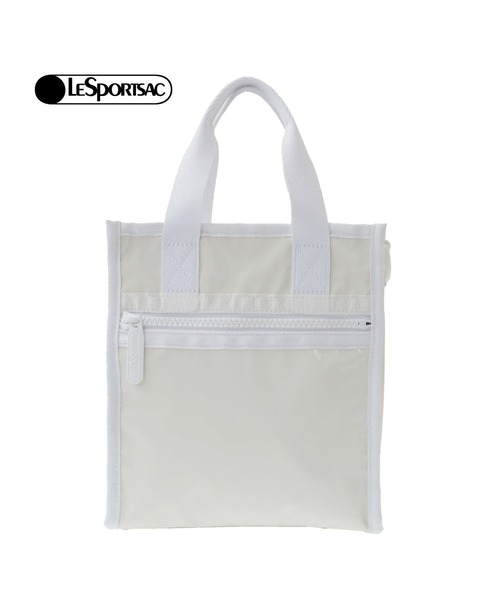 LeSportsac(レスポートサック)の「【LeSportsac】MINI N/S TOTE(ショルダーバッグ・レディース・ホワイト/ブラック・FREE)」の1枚目の写真