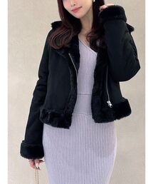 RESEXXY | フェイクムートンブルゾン(ブルゾン)