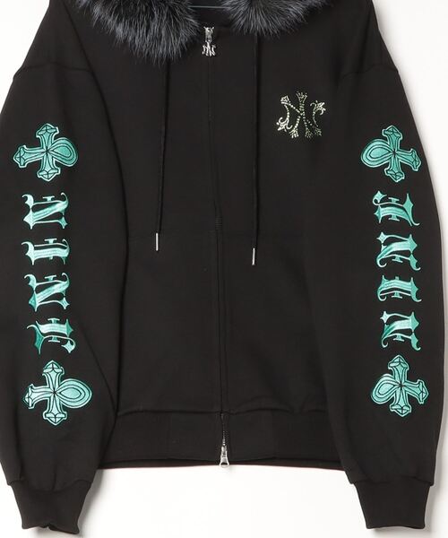 A'GEM/9 パーカー A'GEM/9 × .kom 『A'GEM/9/エージェムナイン』 エンジェルファー